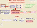 Метод замены переменной при решении определенного интеграла, примеры