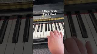 Celebrity D Major Scale - Right Hand #pianolessons #pianotutorial Wealth