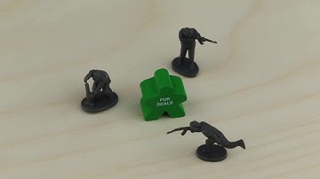Modern Soldier - Board Game Pieces from The Game Crafter