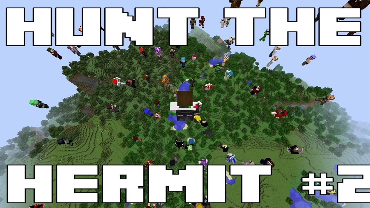 HUNT THE HERMIT  - Minecraft vs 150+ players! - #2 [HermitCraft Special UHC]
