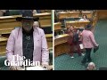 Mori party coleader ejected from new zealand parliament after performing haka