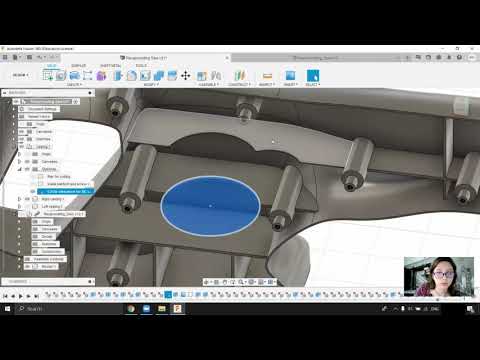 3DMP Course #13.4 - Reciprocating saw - Make changes so the imported parts fit P2