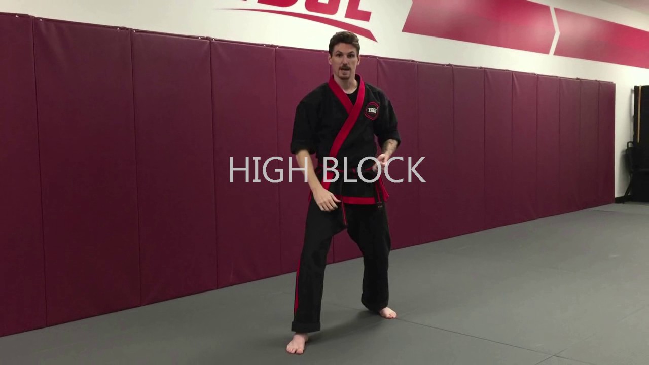 At Home Practice from The Edge Martial Arts: The 5 Basic Blocks - YouTube