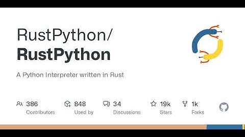 GitHub - RustPython/RustPython: A Python Interpreter written in Rust