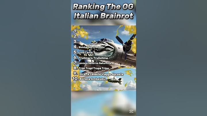 Ranking The OG Italian Brainrot!
