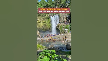 Wow Keindahan Air Terjun Tegenungan Yang Selalu Ramai Wisatawan #shorts #viral #hiddengems #bali