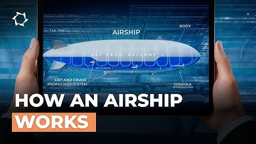 How does an airship fly? Design and operating principle