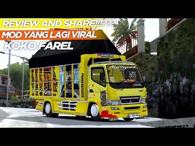 INIKAH MOD YANG LAGI VIRAL??? || REVIEW MOD TRUCK CANTER KOKO FAREL VAR SANTOSO PUTRA SUSPENSI REAL class=