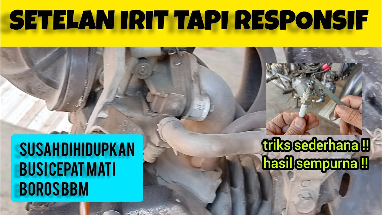 Sangat jarang orang tahu cara TUNE UP karburator lama irit responsif