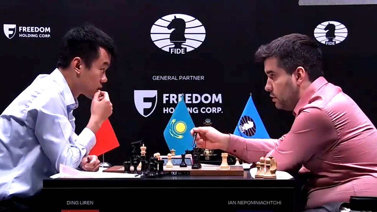 World Chess Championship: Ding holds Nepomniachtchi to a draw with