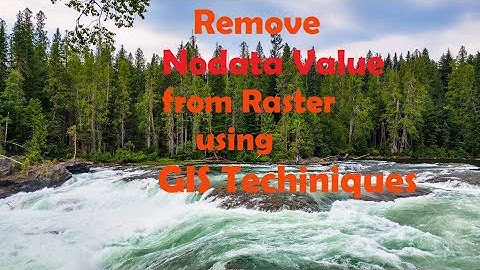 Remove Nodata from Raster image using GIS Techiniques