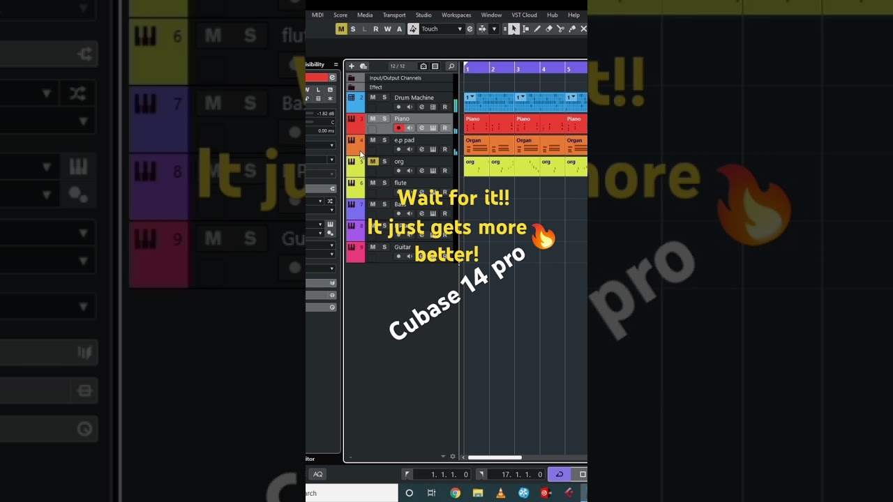 HOW I MADE A SIMPLE BEAT ON CUBASE 14PRO, DRUM MACHINE 🔥🔥 
