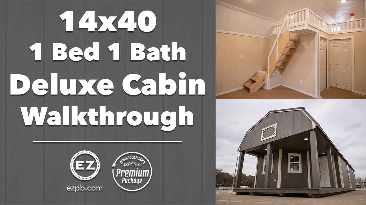 Walkthrough Deluxe Lofted Barn Cabin