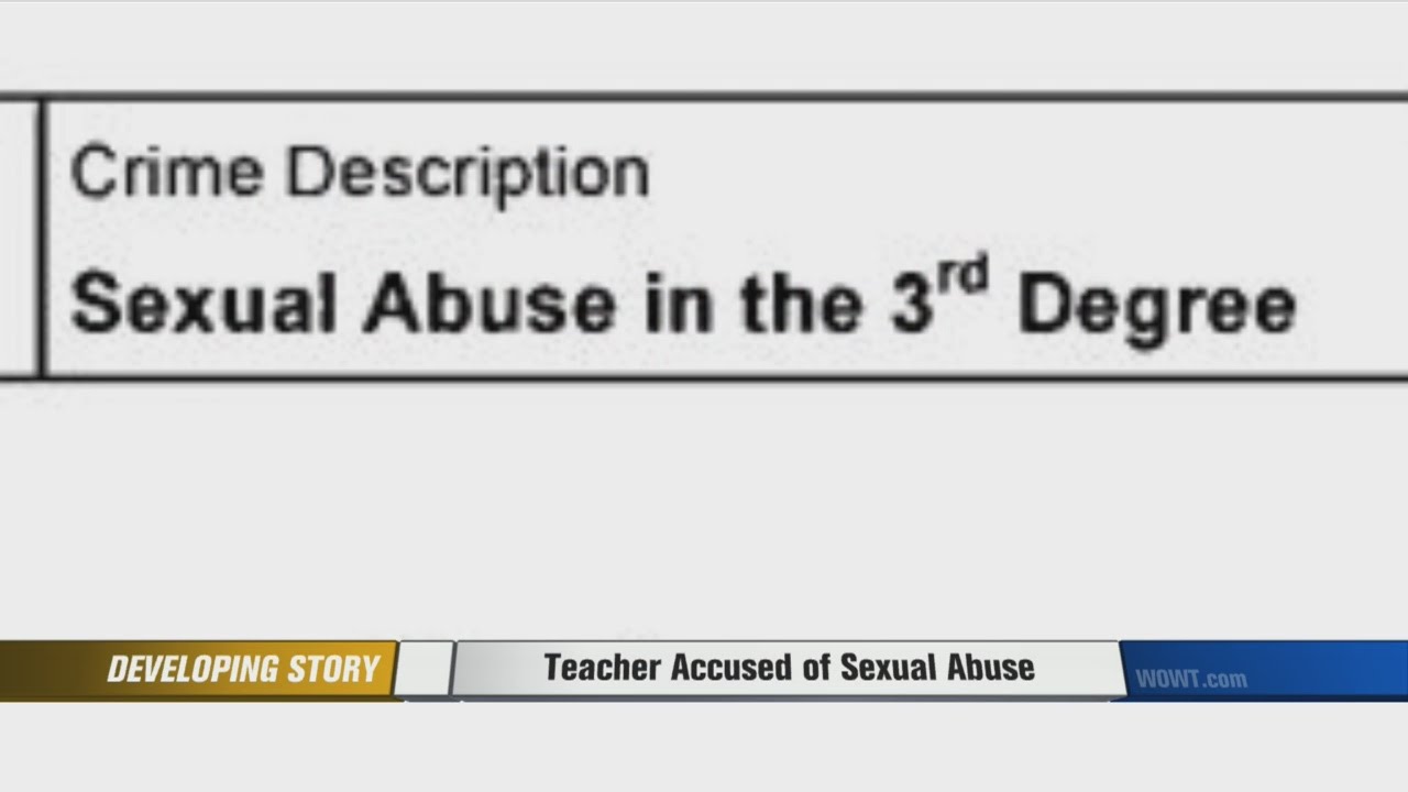 Teacher Charged With Sexual Abuse Of Student - YouTube