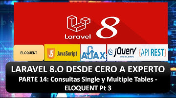TUTORIAL LARAVEL 8 PARTE 14: Consultas single y multiple Tables Y ELOQUENT Parte 3