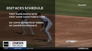 Reno Aces release their 2027 schedule