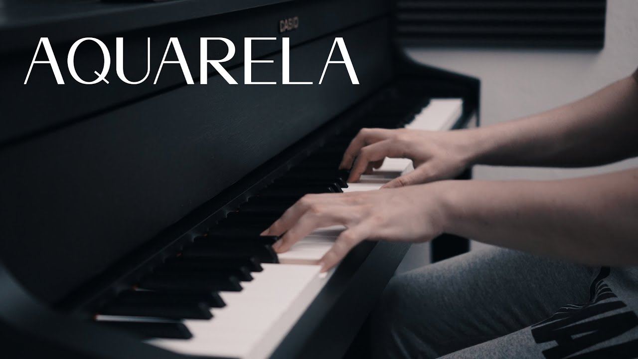 Aquarela - Toquinho | Piano e Teclado Cover | PiaNostalgia