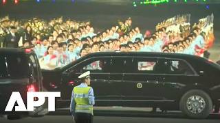 Trump Stops Motorcade To Watch More Of Beijing Welcome Ceremony | APT