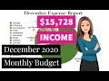 December 2020 Budget with Me | Financial Independence