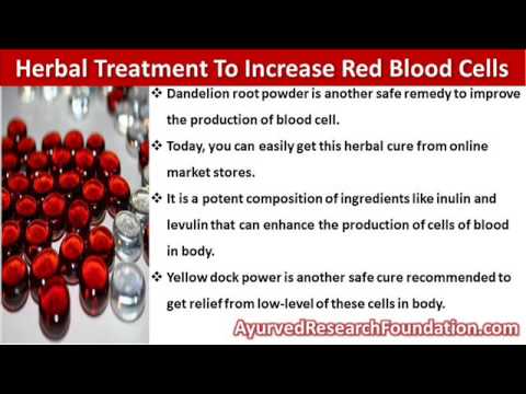 blood red cells treatment increase hemoglobin low herbal vegan food lifestyle remedies hematocrit health cure iron describes