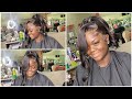 Slay 16 of 30🖤| 360 wig install😍Curled Ponytail & Bang🖤😍| Drikathebaby🤞🏾| Superbwigs😍