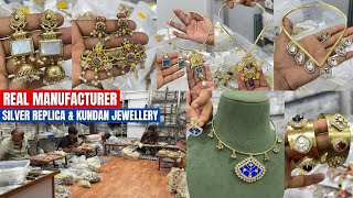 Milo Manufacturer Se | Idhar Mile Ga Silver Replica & Kundan Jewellery Ka Sab Designs