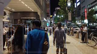 People detection in Shibuya (Video source: NIPPON WANDERING TV) screenshot 2
