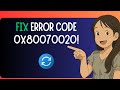 EASY FIX For "Microsoft Store Error 0x80070020" In Windows 11