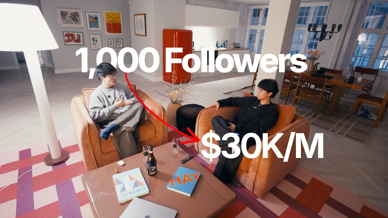 he makes $30k/m teaching people how to text with only 1000 followers