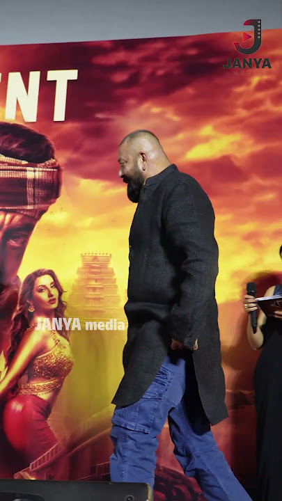 sanjay dutt new look 😱 at trailer launch event #janyamedia #shilpashetty #sanjaydutt