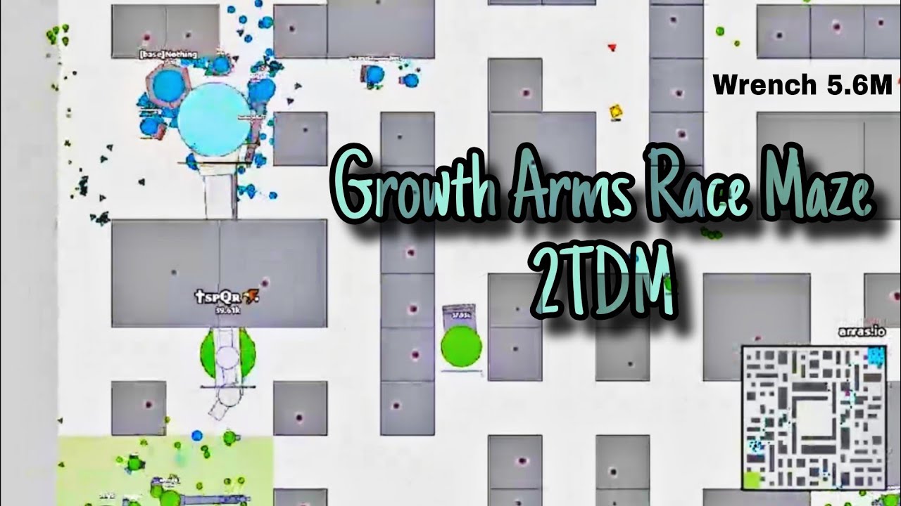 Arras.io Growth arms race maze 2TDM - wrench 5.6M