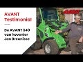AVANT 640 Testimonial - Hoveniersbedrijf Breunisse