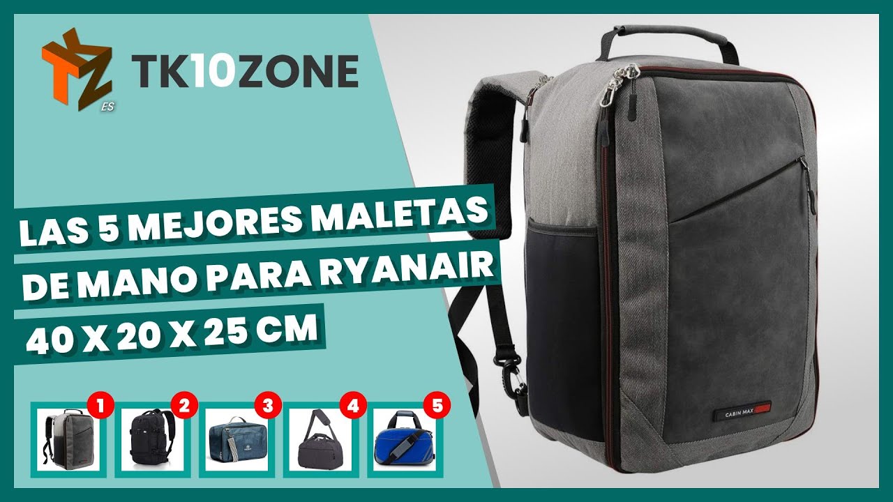 Cabin Max Manhattan Stowaway XL - Maleta de Cabina para Ryanair 40x20x25  Maleta de Viaje Barata, Equipaje Gratis en vuelos de Ryanair