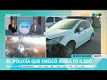 Un OFICIAL se QUEDÓ DORMIDO al volante y CHOCÓ DOS AUTOS de una REMISERÍA #BuenTelefe