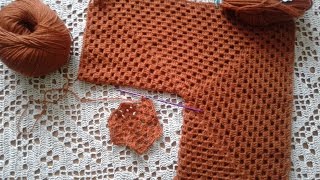 Кардиган из шестиугольников. Часть 1. Основы вязания, пряжа.  Knitting women's cardigan.