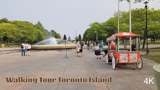 [4K] Toronto Islands Walking Tour | Beautiful Ontario Canada
