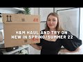 H&M HAUL AND TRY ON - NEW IN SPRING/SUMMER 22 | PetiteElliee
