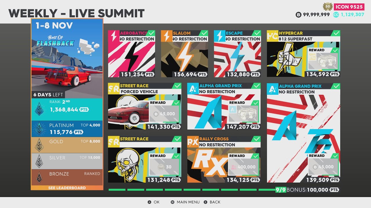 The Crew 2: "BEST OF FLASHBACK" Live Summit