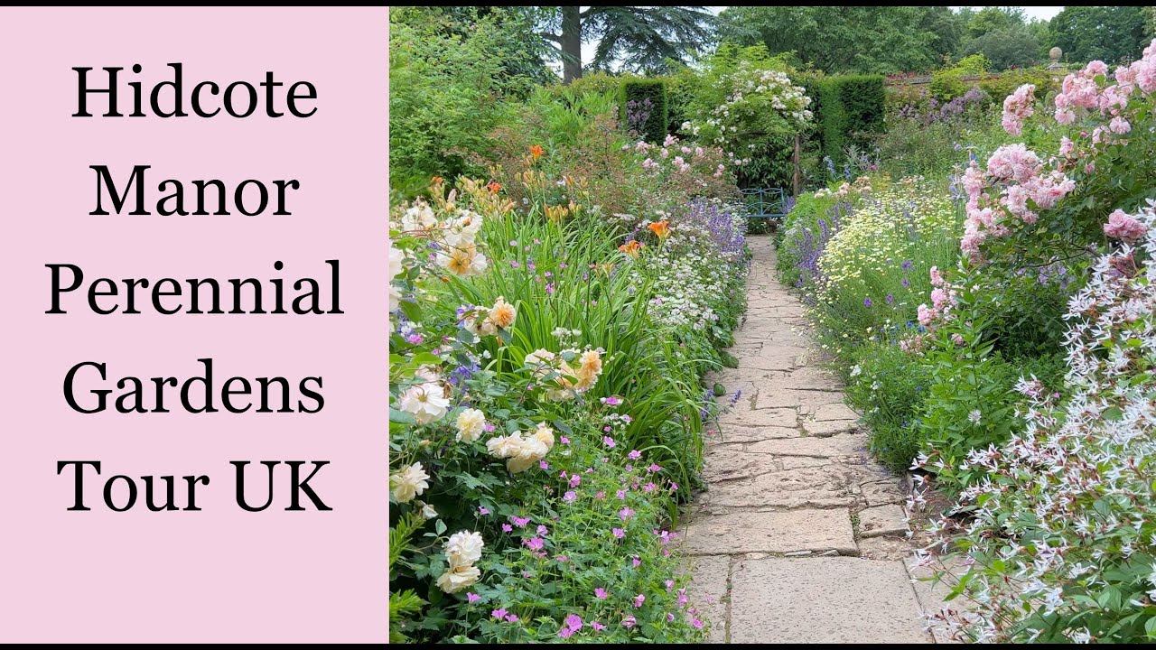 🌹 UK Hidcote Manor Perennial Gardens Walking Tour // Gloucestershire, England