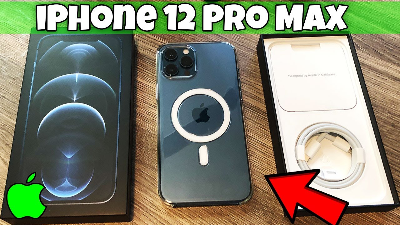 Iphone 12 Pro Max Navy Blue Unboxing Clear Magsafe Case Youtube