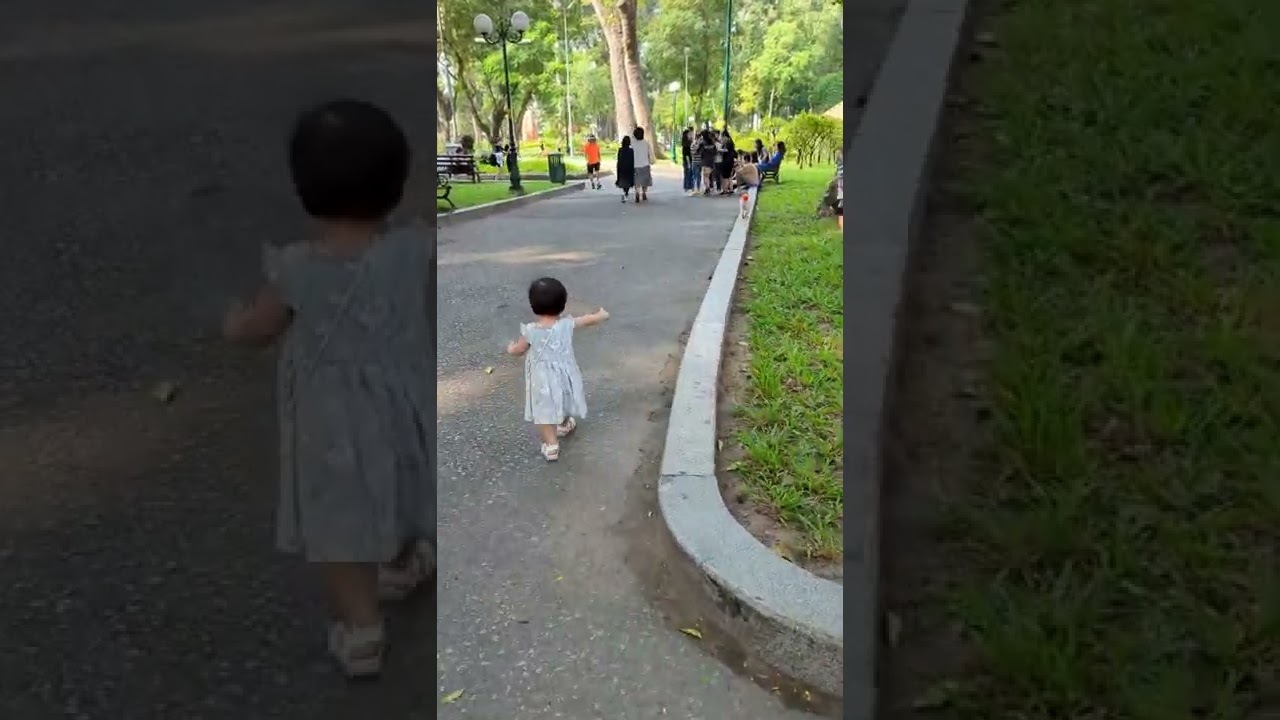 Bé Gấu đi chơi công viên Tao Đàn