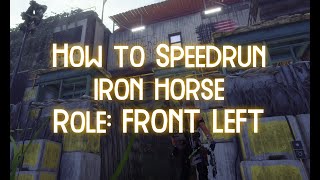 How to Speedrun Iron Horse - Railyard - Role: Front Left