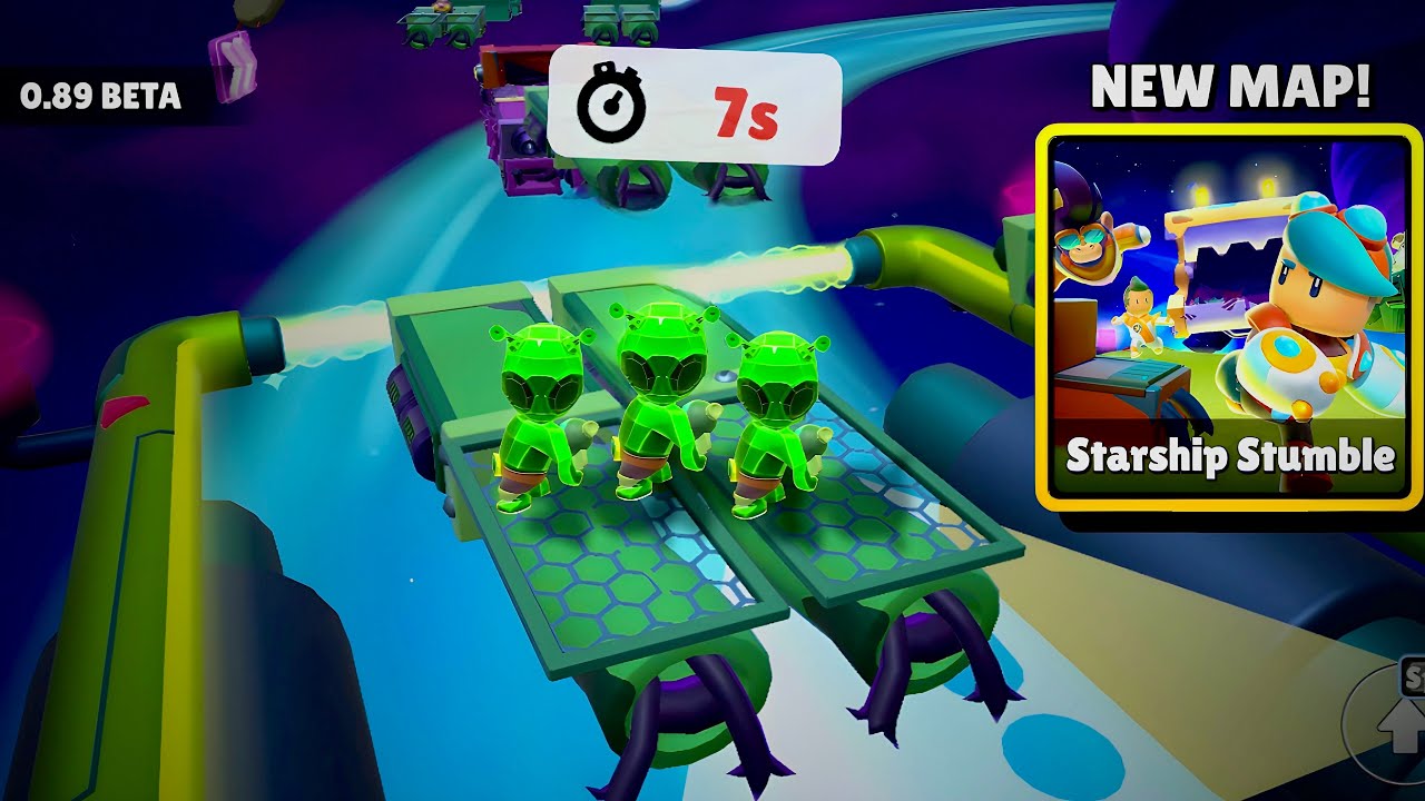 TIME'S UP! – “STARSHIP STUMBLE” 👽🛸 | Stumble Guys 0.89 Update