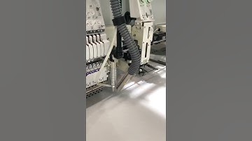 Mixed coiling cording looping taping functions in Richpeace embroidery machine is testing