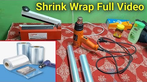 Shrink Wrap full Video | Shrink Wrap heat gun