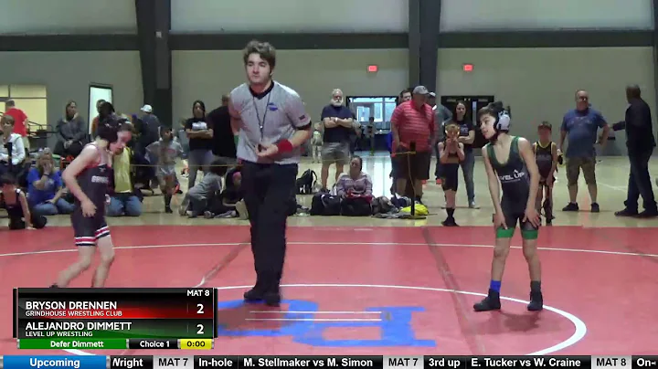 10U 63 Bryson Drennen Grindhouse Wrestling Club Vs...