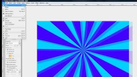 Make A Starburst Effect In Gimp!