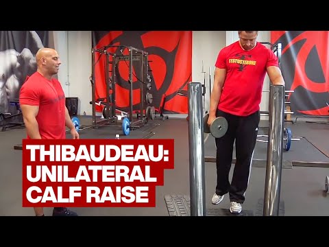 Dumbbell Unilateral Standing Calf Raise