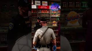 This was meant to be a shop lifting...  #fivem #police #roleplay #gtarp