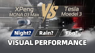 Tesla Model 3 Vs. Xpeng Mona M03 Max In Crazy Weather Test
